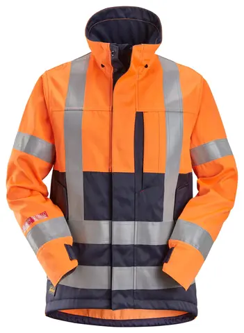 Flammehemmende Vinterjakke, High-Vis klasse 3/2