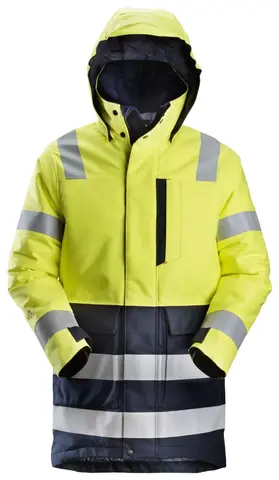 Flammehemmende Vinterparkas, High-Vis klasse 3