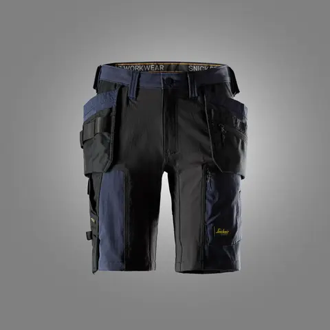 Shorts med stretch og hylsterlommer