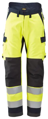 Flammehemmende Vinterbukse, High-Vis klasse 2