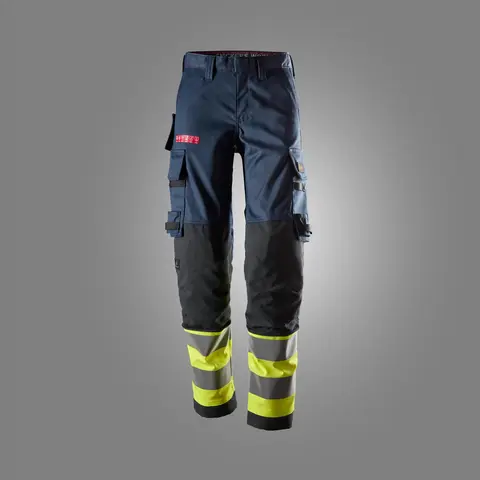 Flammehemmende Arbeidsbukse med stretch for dame, High-Vis klasse 1