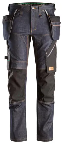 Arbeidsbukse denim med hylsterlommer