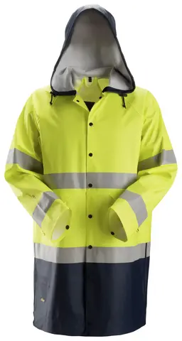 Flammehemmende Regnjakke PU, High-Vis klasse 3