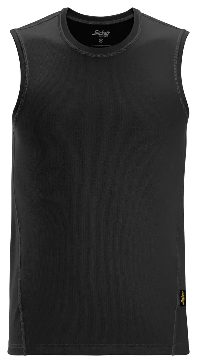 Snickers 2956 StayFresh Teknisk singlet i Svart