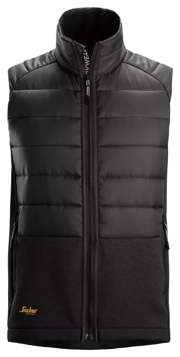 Snickers 4902 Hybridvest i Svart/Svart