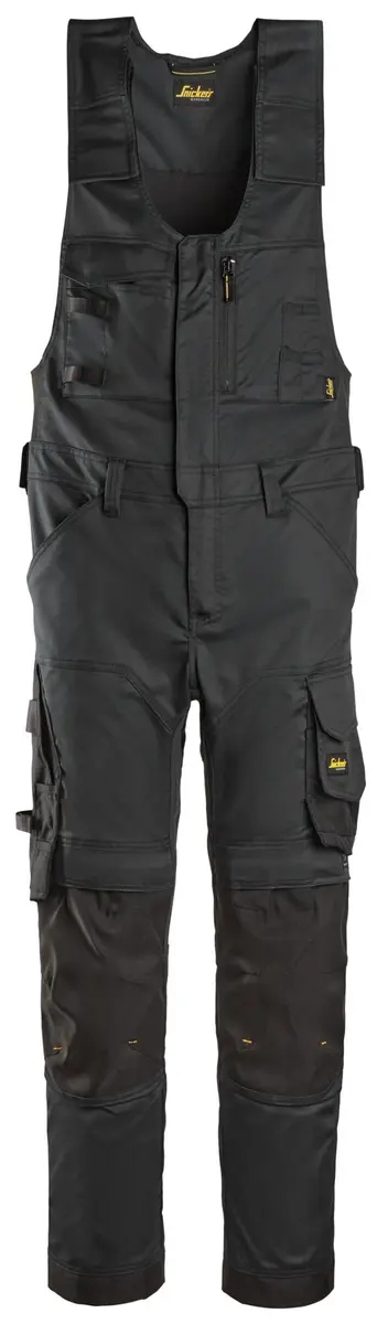 Snickers 6023 Helbukse med stretch i Svart/Svart
