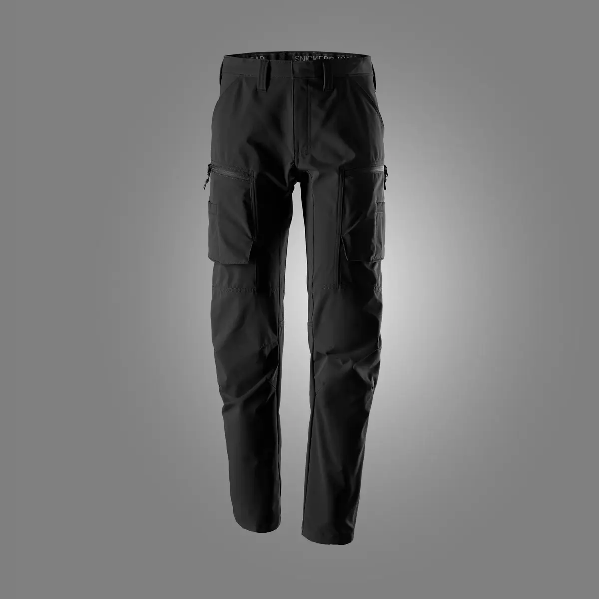 Snickers 6410 Servicebukse med stretch i Svart