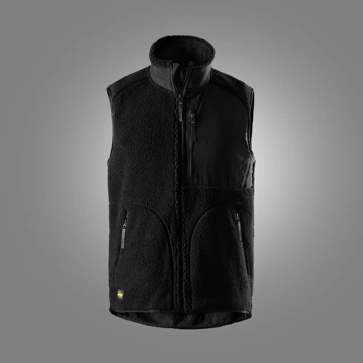 Snickers 8006 Teddyvest i Svart/Svart