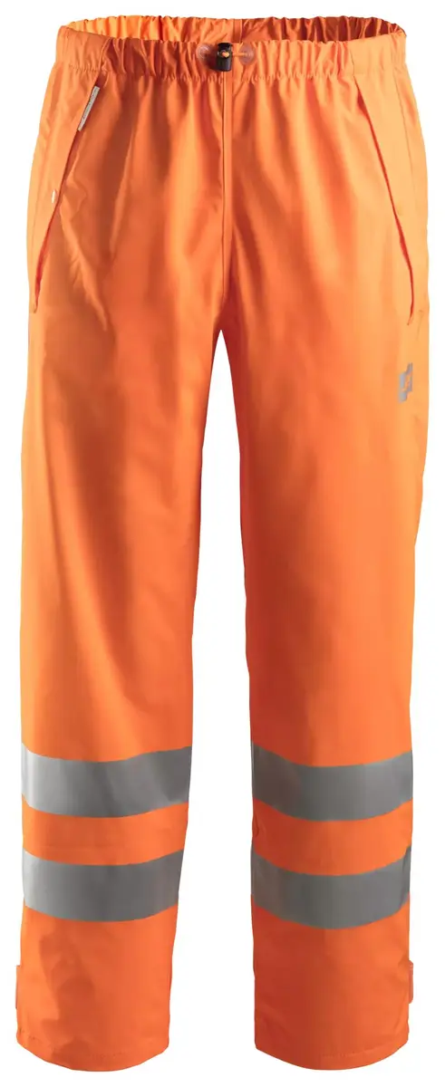 Snickers 8243 PU-regnbukse, Klasse 2 i Vis oransje