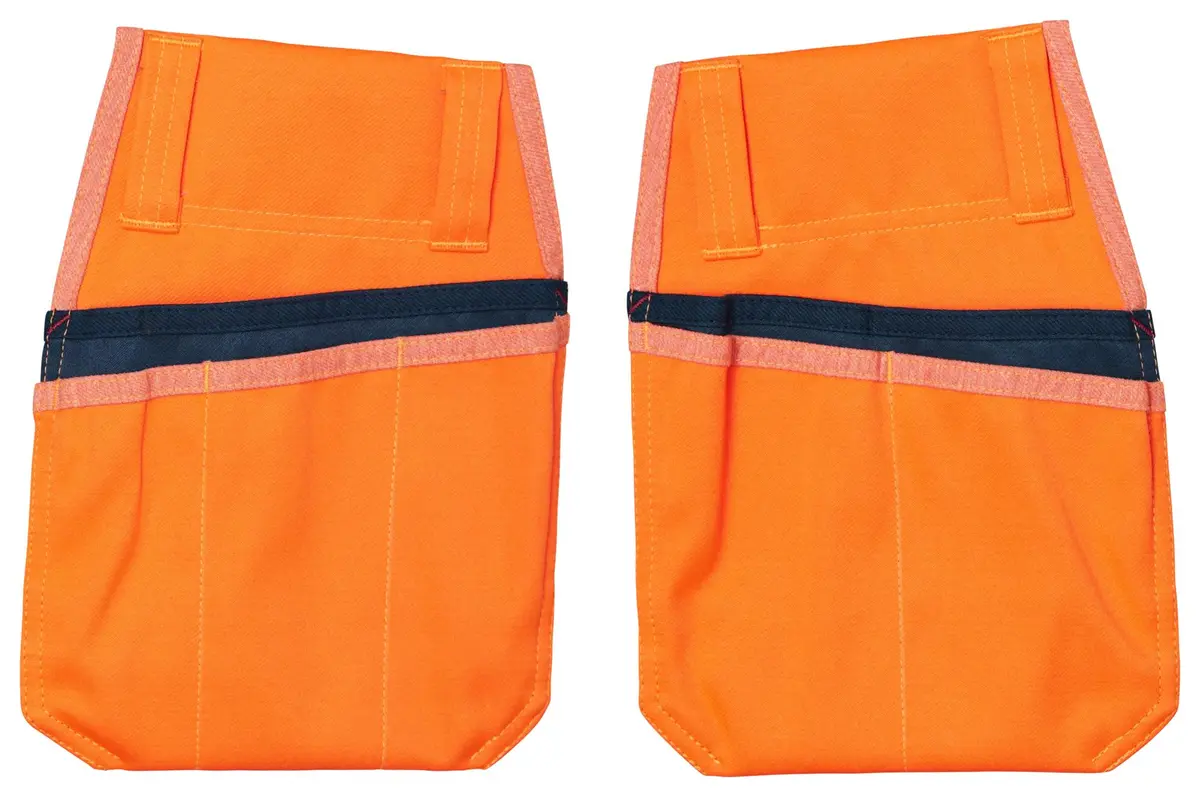 Snickers 9779 Flammehemmende Hylsterlommer, High-Vis i Vis oransje/Marineblå